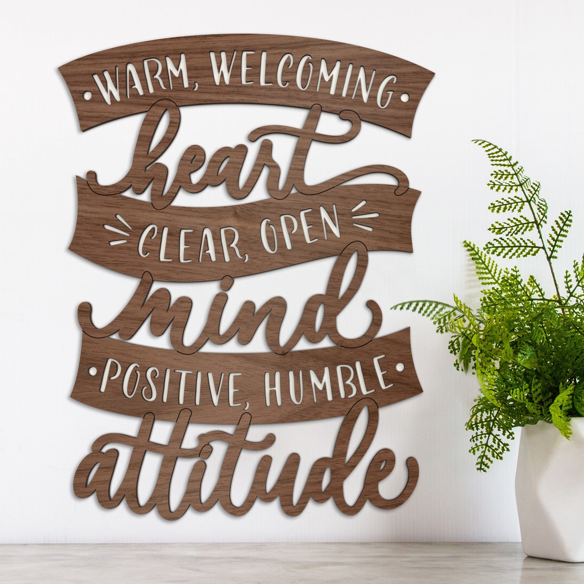 Inspiring Quote Wood Wall Art