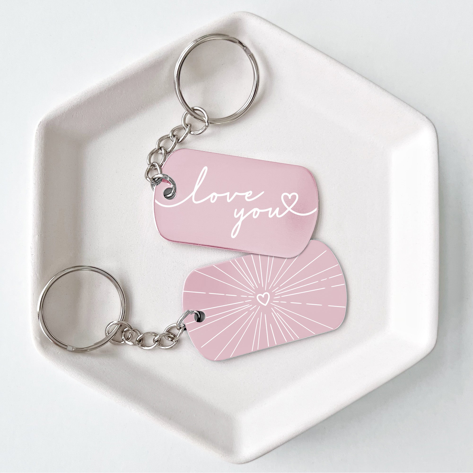 Love You Keychain Valentine's Day Gift for Girlfriend