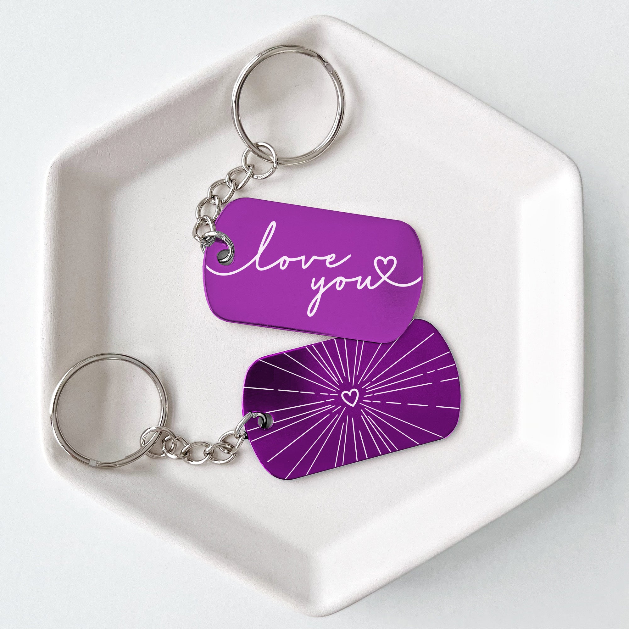 Love You Keychain Valentine's Day Gift for Wife