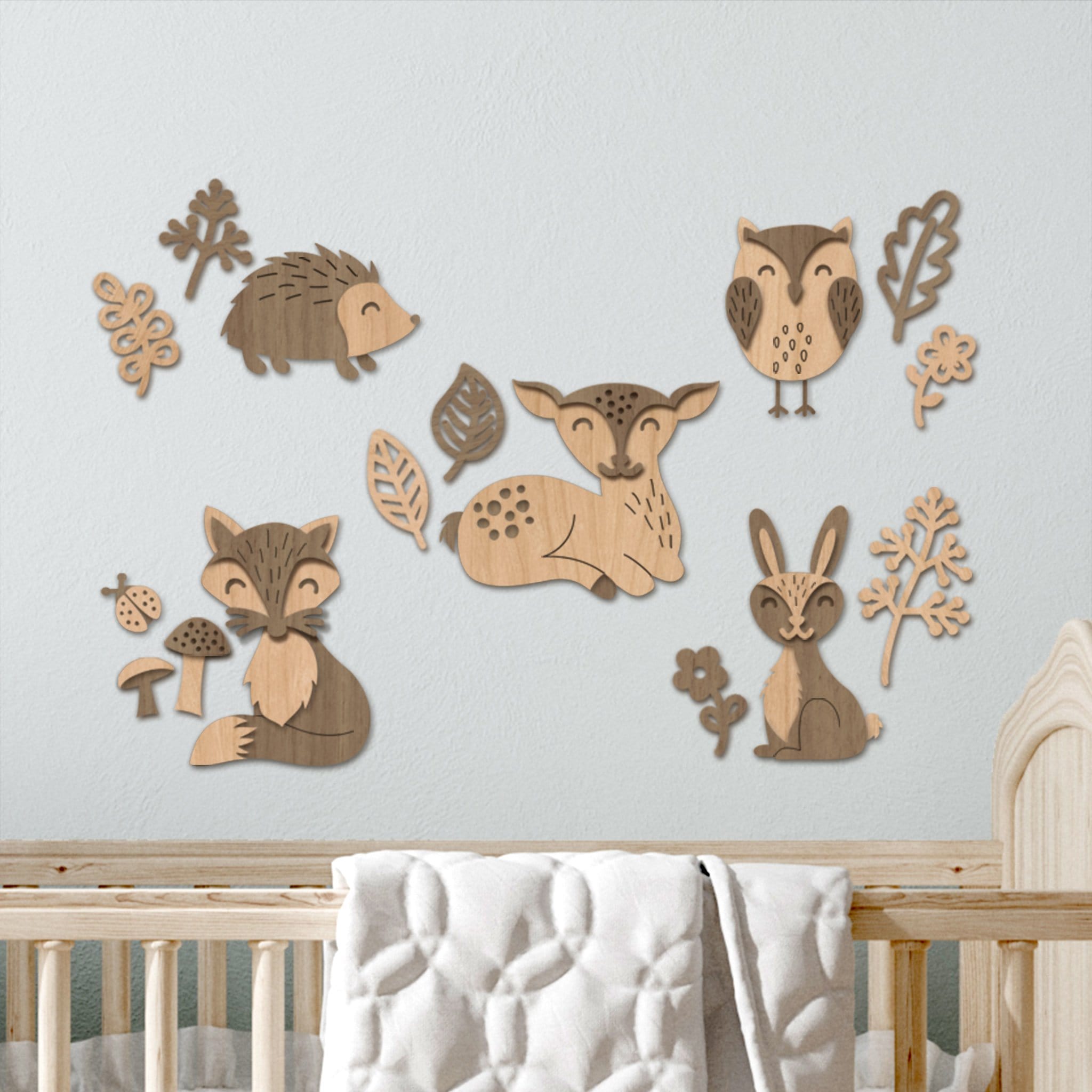 Woodland Animals Nursery Decor