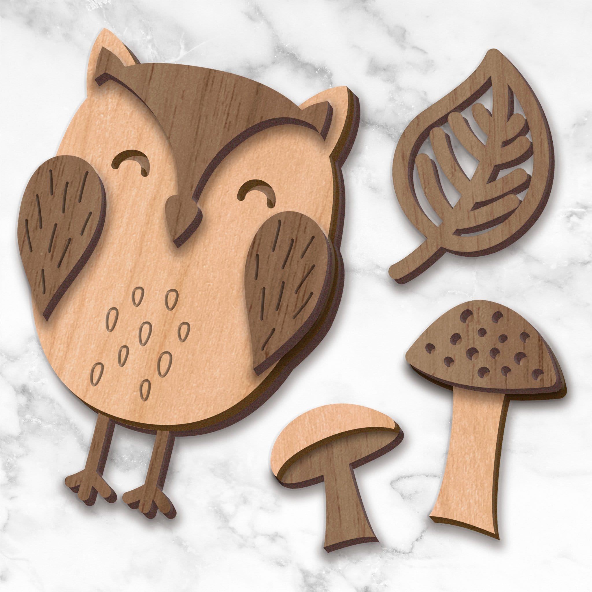 Wood Owl Children's Room Decor