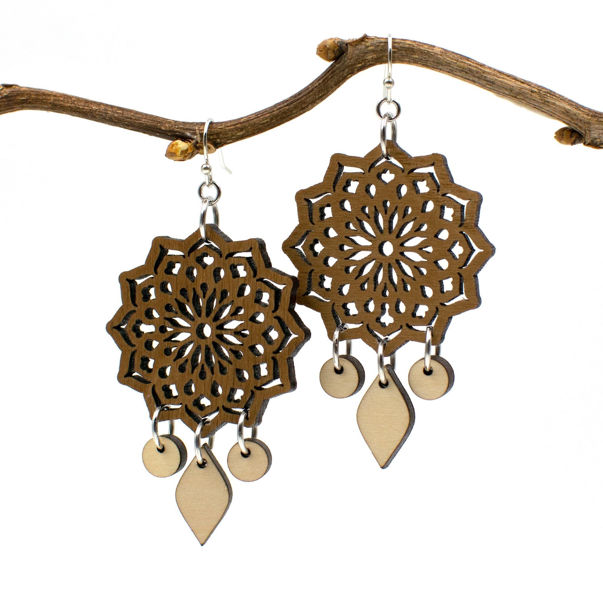 Mandala Dangle Earrings